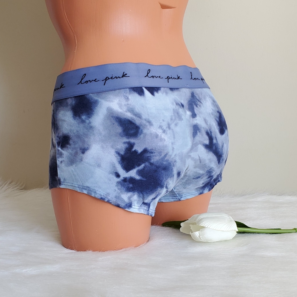 PINK VICTORIA'S SECRET LOGO BOYSHORT SIZE L - Picture 2 of 7